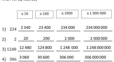 Một số bài toán tư duy lớp 4 có đáp án